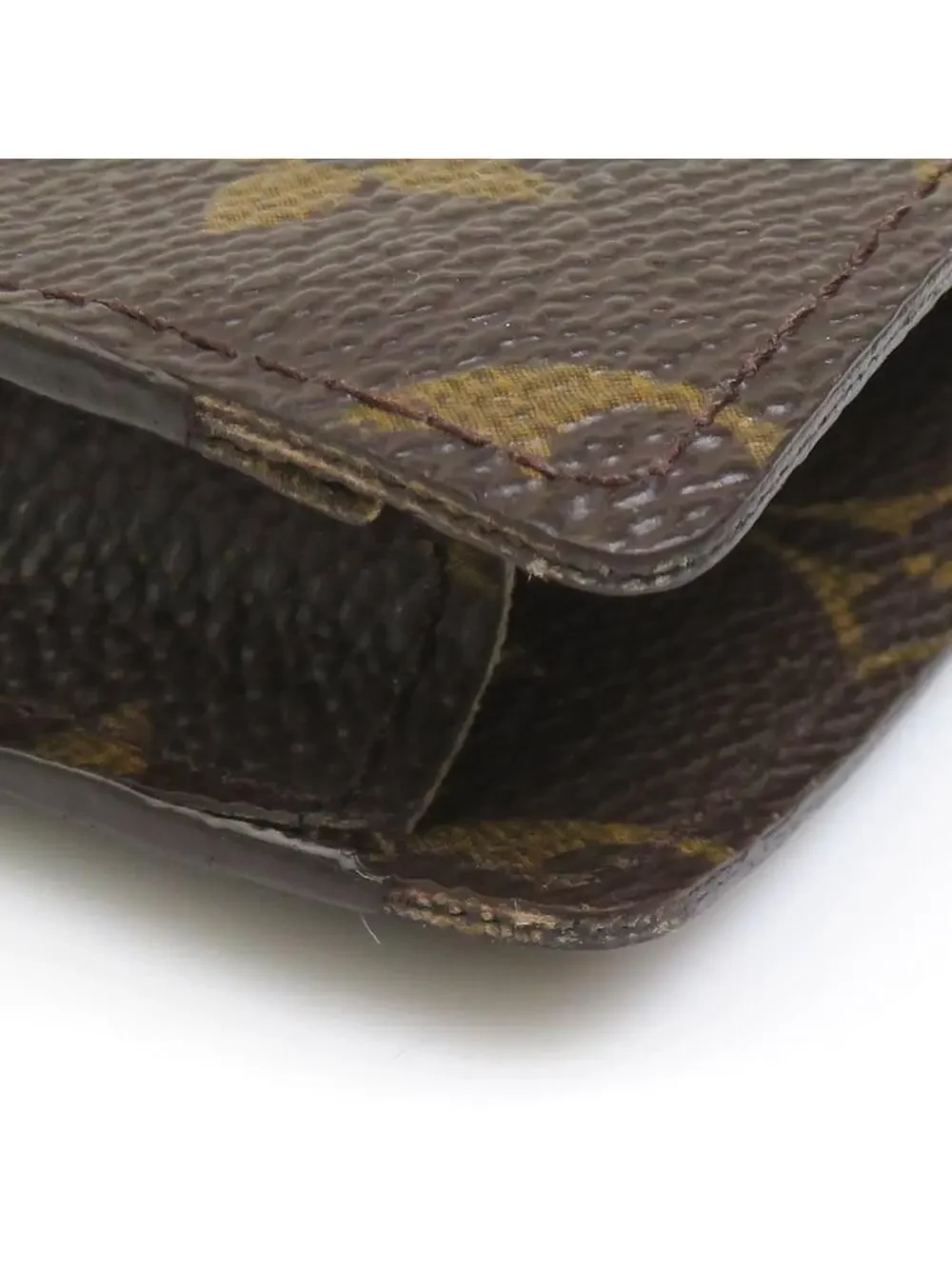 Auth Louis Vuitton Glasses Case Brown #297681L91B